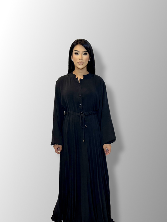 Pleated Abaya Dress