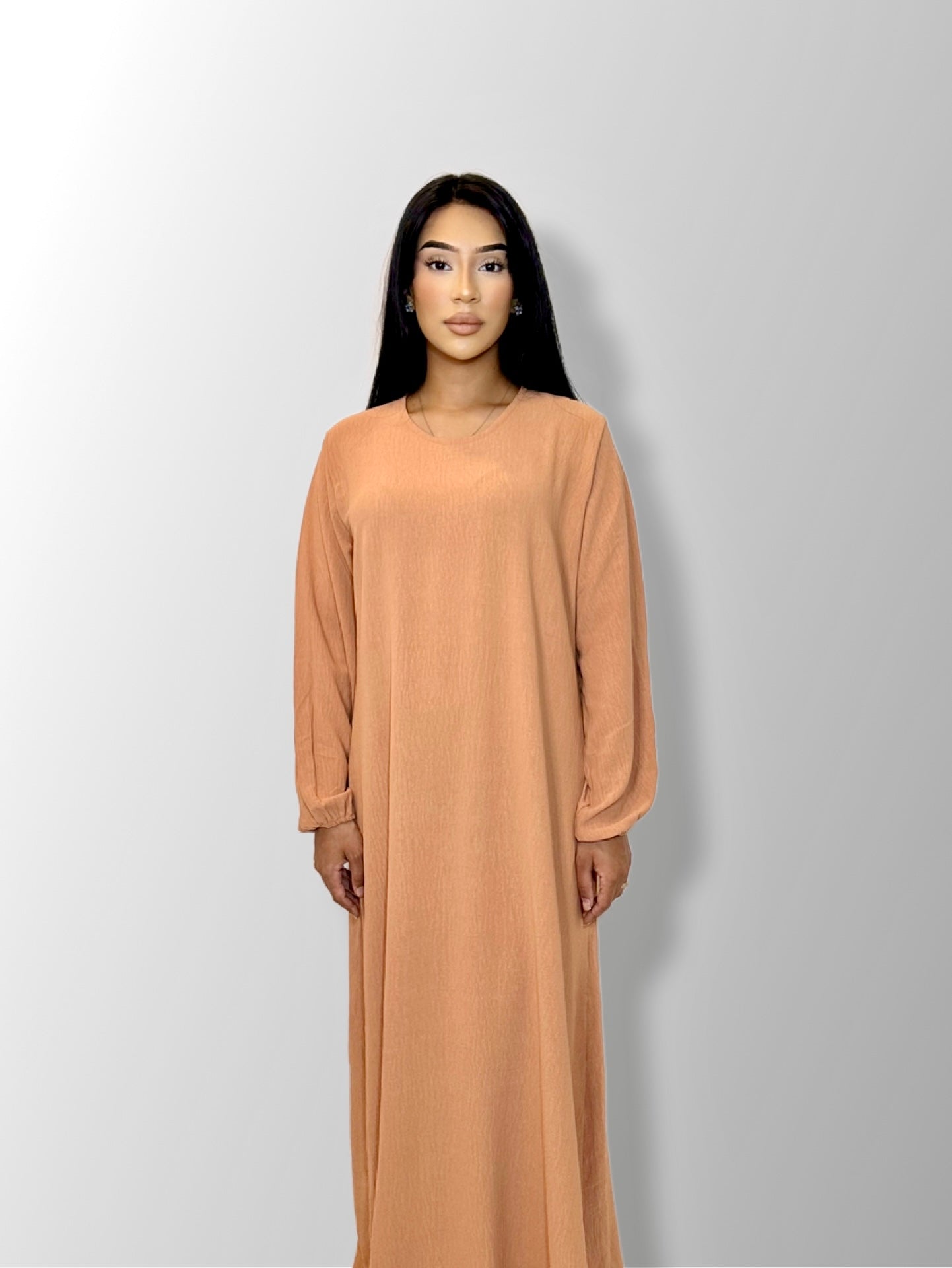 Plain Elasticated Sleeve Abaya