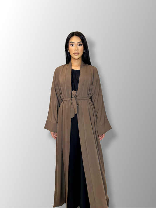 Front Open Abaya no Buttons